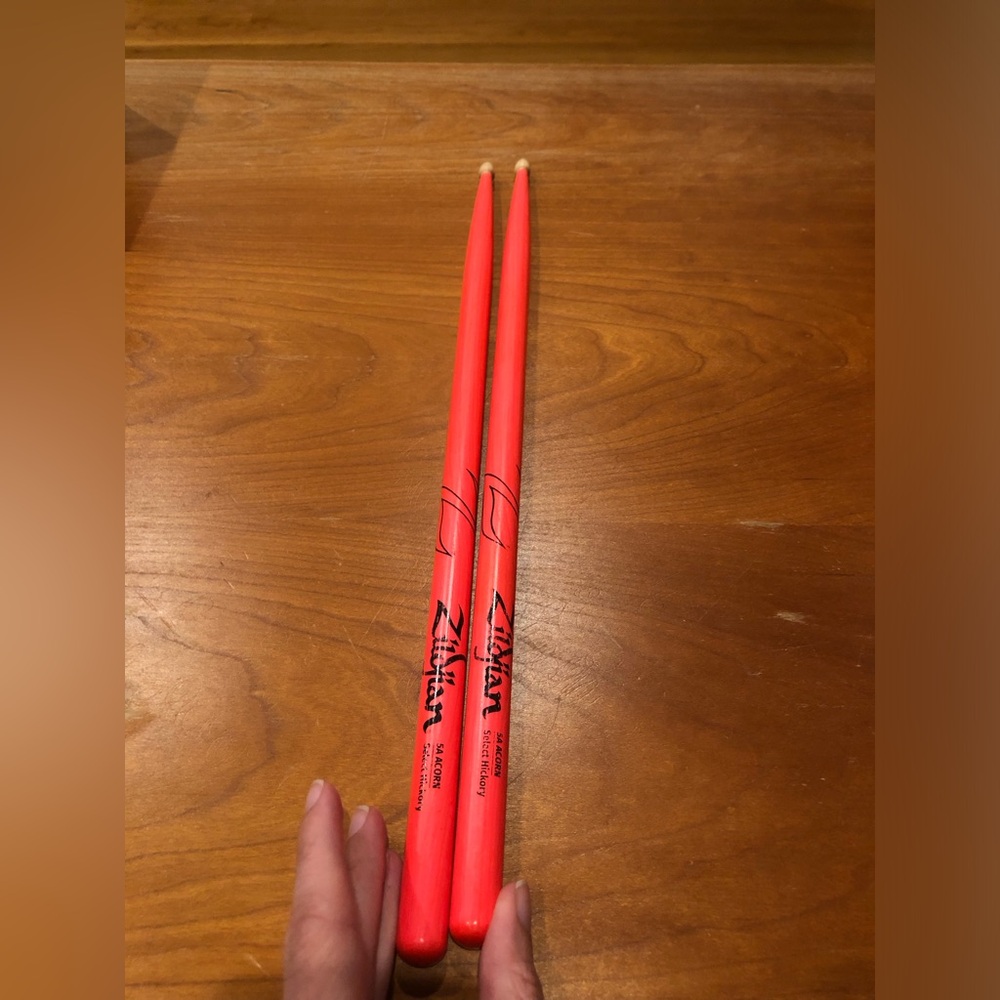 ZILDJIAN Acorn Neon Pink Drumsticks